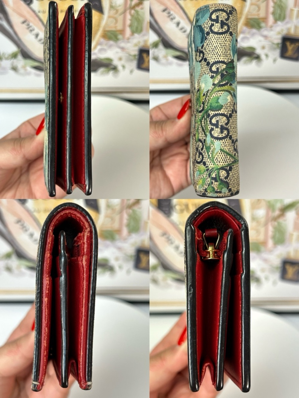 GUCCI GG Supreme Blooms Compact Wallet 😍🌸 - Picture 15 of 17